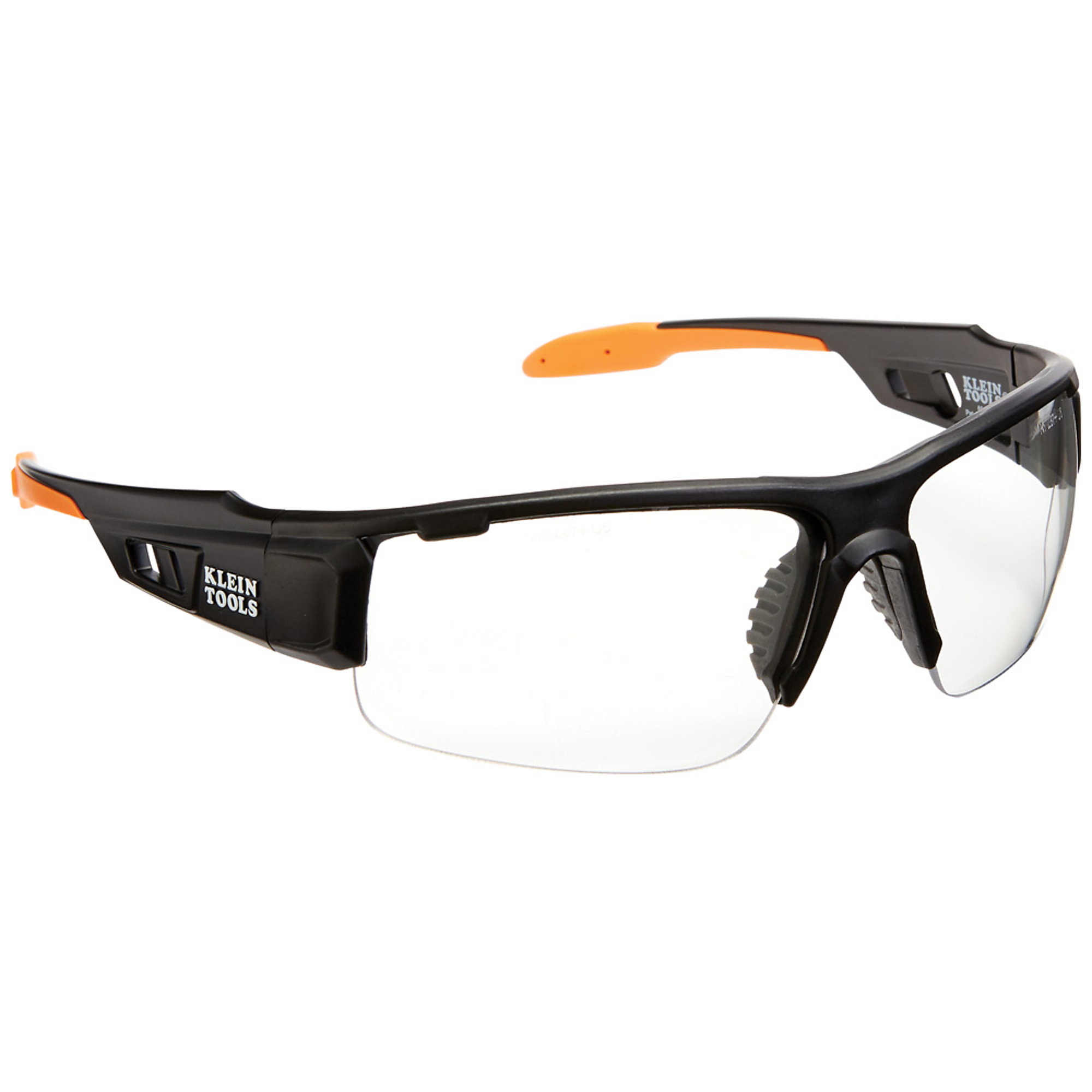 Klein Tools, Professional Safety Glasses, Clear Lens, Frame Color Multi, Lens Color Clear, ANSI Z87 Compliant, Model# 60161